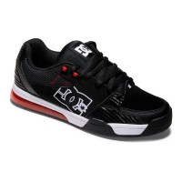 Tênis DC Shoes Versatile Black White Red